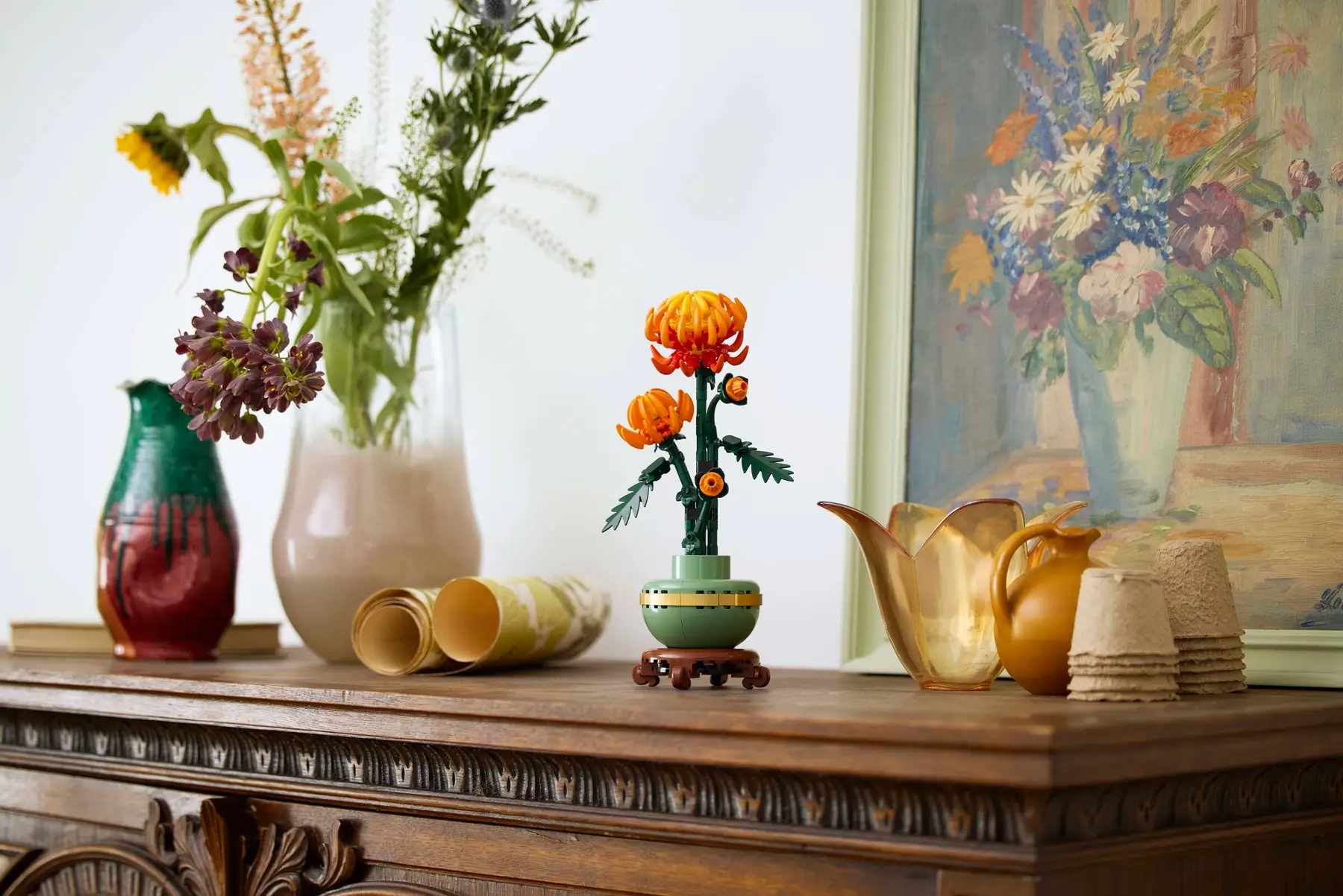 花藝 花卉 植物 18+ 居家擺飾 家飾品 盆栽 交換禮物 花卉 插花 Chrysanthemum