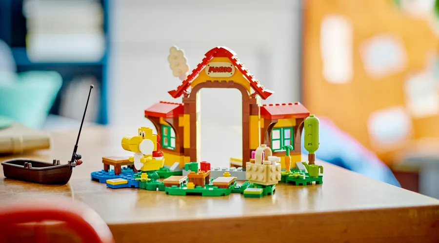 超級瑪利歐 耀西 電玩 遊戲 聯名 船 6歲 任天堂 Picnic at Mario's House Expansion Set