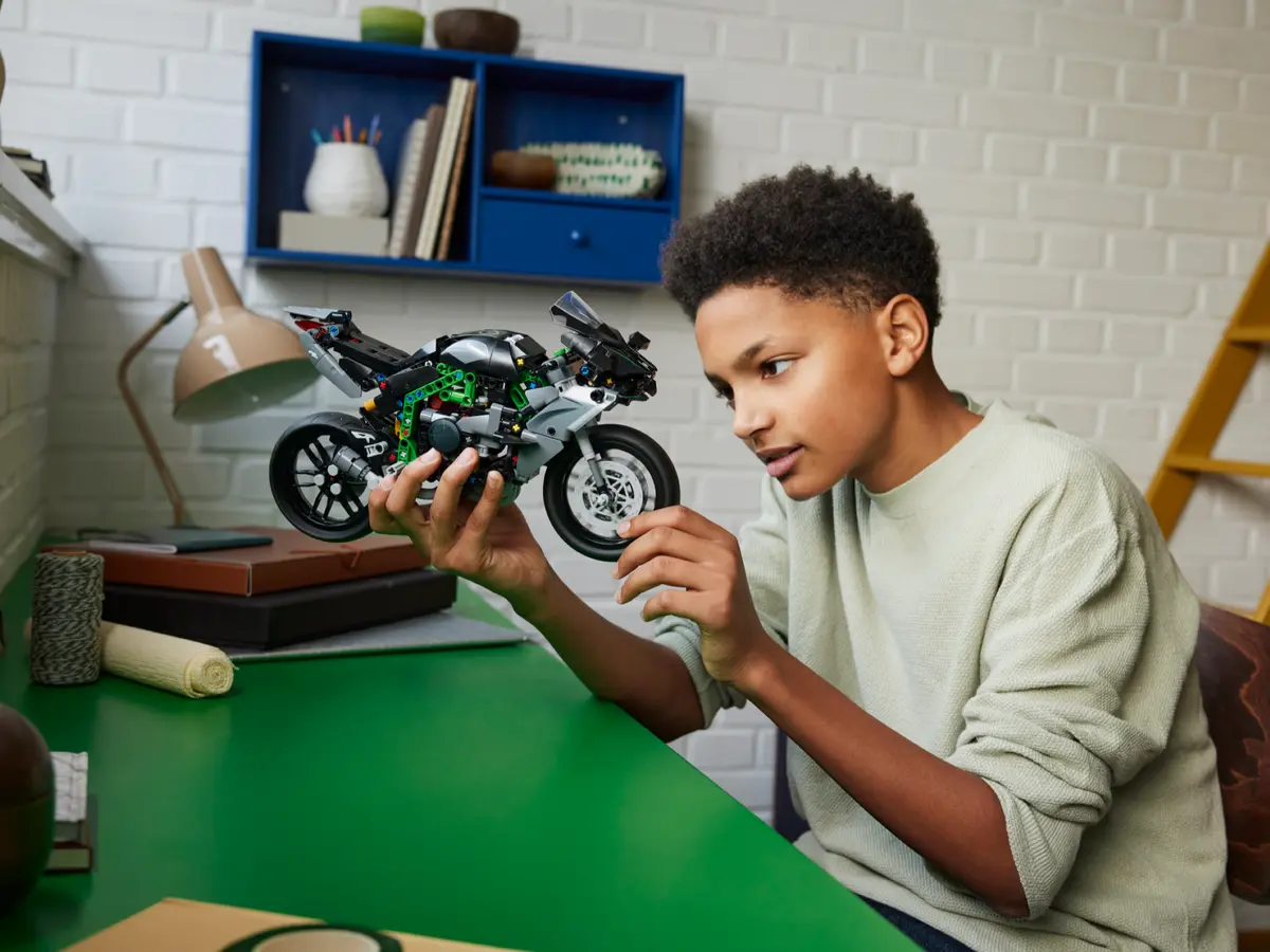 Technic 科技 川崎 忍者 重機 摩托車 交通工具 10歲 聯名車款